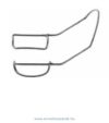 A1-Medical ES-0060 Temporal Approach, Wire Speculum, with spring on nasal side, 15.0mm closed blades A1-Medical ES-0060 Temporal Approach, Wire Speculum, with spring on nasal side, 15.0mm closed blades
