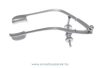 A1-Medical ES-0320 Lancaster Eye Speculum with locking nut, solid blade, 16.0mm blade