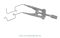   A1-Medical ES-0340 Lieberman Eye Speculum, open wire blades, adjustable mechanisms, 15.0mm
