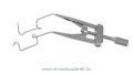   A1-Medical ES-0350 Lieberman Eye Speculum, V-shaped wire blades, adjustable mechanisms, 15.0mm blade