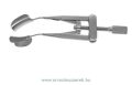   A1-Medical ES-0390 Lieberman Reversible Eye Speculum, adjustable mechanism, for nasal or temporal placement, solid 15.0mm blade