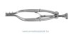 A1-Medical ES-0460 Stevenson Lacrimal Sac Retractor, with 3x3 blunt sponge, 15.0mm blade