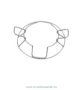   A1-Medical ES-0520 McNeil-Goldman Scleral Fixation Ring & Blepharostat, medium 16.0mm 