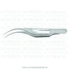 A1-Medical F-0360 Corneal Colibri Forceps standard, 1x2 teeth, 0.45mm 90° angle, length 7.5cm