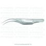   A1-Medical F-0360 Corneal Colibri Forceps standard, 1x2 teeth, 0.45mm 90° angle, length 7.5cm
