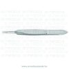 A1-Medical F-0520 Iris Forceps Bonn model straight, with 1x2 teeth, 0.12mm 90° angle, length 7.5cm