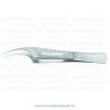 A1-Medical F-0710 Colibri Corneal Forceps straight, with tying platform 5.0mm, length 8.5cm