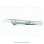   A1-Medical F-0710 Colibri Corneal Forceps straight, with tying platform 5.0mm, length 8.5cm