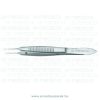 A1-Medical F-0990 Sheets McPherson IOL Forceps 10.0mm angled, with platform, length 8.5cm