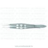 A1-Medical F-1560 Castroviejo Suturing Forceps straight, with tying platform, 1x2 teeth, 0.12mm 45° angle, length 11.0cm