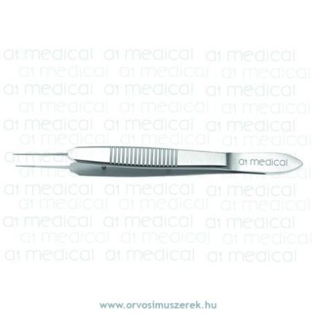 A1-Medical F-2610 Castroviejo Suturing Forceps angled, with tying platform, 1x2 teeth, 0.3mm 45° angle, length 10.0cm