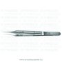   A1-Medical F-3160 Jaffe Utrata Capsulorhexis Forceps angled 12.0mm, with extra thin shanks, ultra fine grasping tips