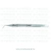 A1-Medical F-3190 Corydon Mics Capsulorhexis Forceps angled 12.0mm, with pin guide, for 2.0mm incision,length 11.0cm 