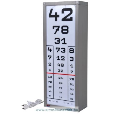 » Loft design Orvosi szemészeti vizsgáló tábla betű szám Medical optic board Ärztekammer