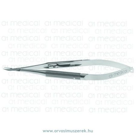 A1-Medical N-0460 Anis Needle Holder straight, 7.0 x 0.4mm, with lock, length 12.0cm
