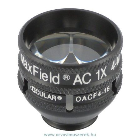 OCULAR O4MAC-1X-15 MaxField® AC (Autoclavable) 1X 4 Mirror Gonio w/15mm Flange (O4MAC-1X Lens w/OACF4-15 Flange)