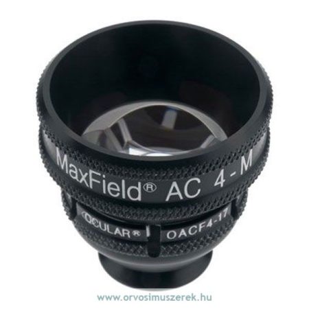 OCULAR O4MAC-LR-17 MaxField® AC (Autoclavable) 4 Mirror Gonio w/Lg Ring w/17mm Flg (O4MAC-LR Lens w/OACF4-17 Flange)