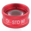 OCULAR OI-STD/R 90D Lencse biomikroszkópos vizsgálathoz - Piros, MaxLight® Standard 90D