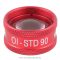   OCULAR OI-STD/R 90D Lencse biomikroszkópos vizsgálathoz - Piros, MaxLight® Standard 90D