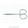 A1-Medical S-0660 Stitch Scissors, lightly curved, pointed tips, length 9.5cm A1-Medical S-0660 Stitch Scissors, lightly curved, pointed tips, length 9.5cm
