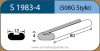 LABTICIAN S1983-4 Retina Implantátum - Profilcsík alakú Szilikon szivacs 4,0mm x 12,0mm x 80mm 5db/doboz - 508G Style