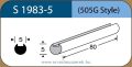   LABTICIAN S1983-5 Retina Implantátum - Profilcsík alakú Szilikon szivacs 5,0mm x 5,0mm x 80mm 5db/doboz - 505G Style