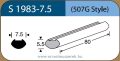   LABTICIAN S1983-7.5 Retina Implantátum - Profilcsík alakú Szilikon szivacs 5,5mm x 7,5mm x 80mm 5db/doboz - 507G Style