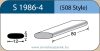 LABTICIAN S1986-4 Retinal Implants - Oblong alakú Silicone Sponge 4.0mm x 12.0mm x 80mm 5 per box - LABTICIAN S1986-4 Retinal Implants - Oblong alakú Silicone Sponge 4.0mm x 12.0mm x 80mm 5 per box -