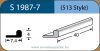 LABTICIAN S1987-7 Retinal Implants - L-Shaped Silicone Sponge 4.0mm x 7.4mm x 80mm 5 per box - 513 S