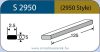 LABTICIAN S2950 Retinal Implants - Circling Band 0.75mm x 2.5mm x 125.0mm 5 per box - 2950 Style