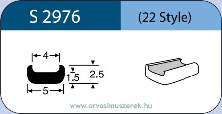 LABTICIAN S2976 Retina Implantátum - Párna Szilikon 1,5mm x 2,5mm x 4,0mm x 5,0mm 5db/doboz - 22 Style