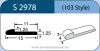 LABTICIAN S2978 Retinal Implants - Meridional Implant flat 1.25mm x 1.25mm x 4.0mm x 11.0mm x 15.0mm