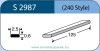 LABTICIAN S2987 Retinal Implants - Circling Band 0.6mm x 2.5mm x 125.0mm 5 per box - 240 Style