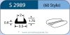 LABTICIAN S2989 Retinal Implants - Silicone Boat 1.75mm x 3.5mm x 0.6 x 2.0mm 5 per box - 60 Style