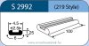 LABTICIAN S2992 Retinal Implants - Silicone Grooved Strip 1.25mm x 2.5mm x 4.5mm x 6.0mm x 100.0mm 5