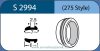 LABTICIAN S2994 Retinal Implants - Silicone Tire Asymmetrical 2.5mm x 7.0mm x 6.0mm 5 per box - 275 