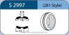 LABTICIAN S2997 Retina Implantátum - Abroncs alakú Konkáv Szilikon 2,5mm x 16,0mm x 12,5mm 5db/doboz - 281 Style
