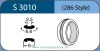 LABTICIAN S3010 Retinal Implants - Silicone Tire Convex 2.5mm x 6.6mm x 6.0mm 5 per box - 286 Style
