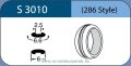   LABTICIAN S3010 Retinal Implants - Silicone Tire Convex 2.5mm x 6.6mm x 6.0mm 5 per box - 286 Style