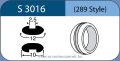  LABTICIAN S3016 Retinal Implants - Silicone Tire Convex 2.5mm x 12.0mm x 10.0mm 5 per box - 289 Styl