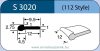 LABTICIAN S3020 Retinal Implants - Meridional Implant curved 1.0mm x 1.0mm x 4.5mm x 2.75mm x 9.5mm LABTICIAN S3020 Retinal Implants - Meridional Implant curved 1.0mm x 1.0mm x 4.5mm x 2.75mm x 9.5mm