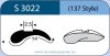 LABTICIAN S3022 Retinal Implants - Silicone Wedge 2.5mm x 14.0mm 5 per box - 137 Style LABTICIAN S3022 Retinal Implants - Silicone Wedge 2.5mm x 14.0mm 5 per box - 137 Style